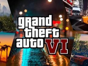 captura de tela de uma imagem do jogo GTA, da Rockstar Games. Na imagem, carros e paisagens de locais pelo mundo