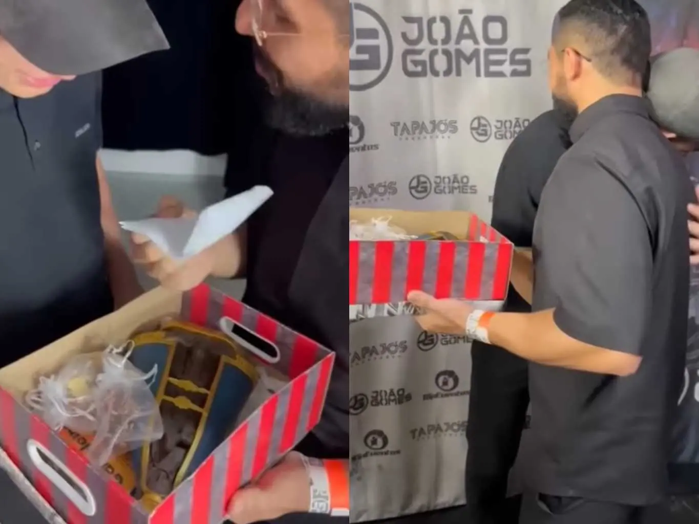 Padre presenteou João Gomes com imagem de Nossa Senhora Aparecida