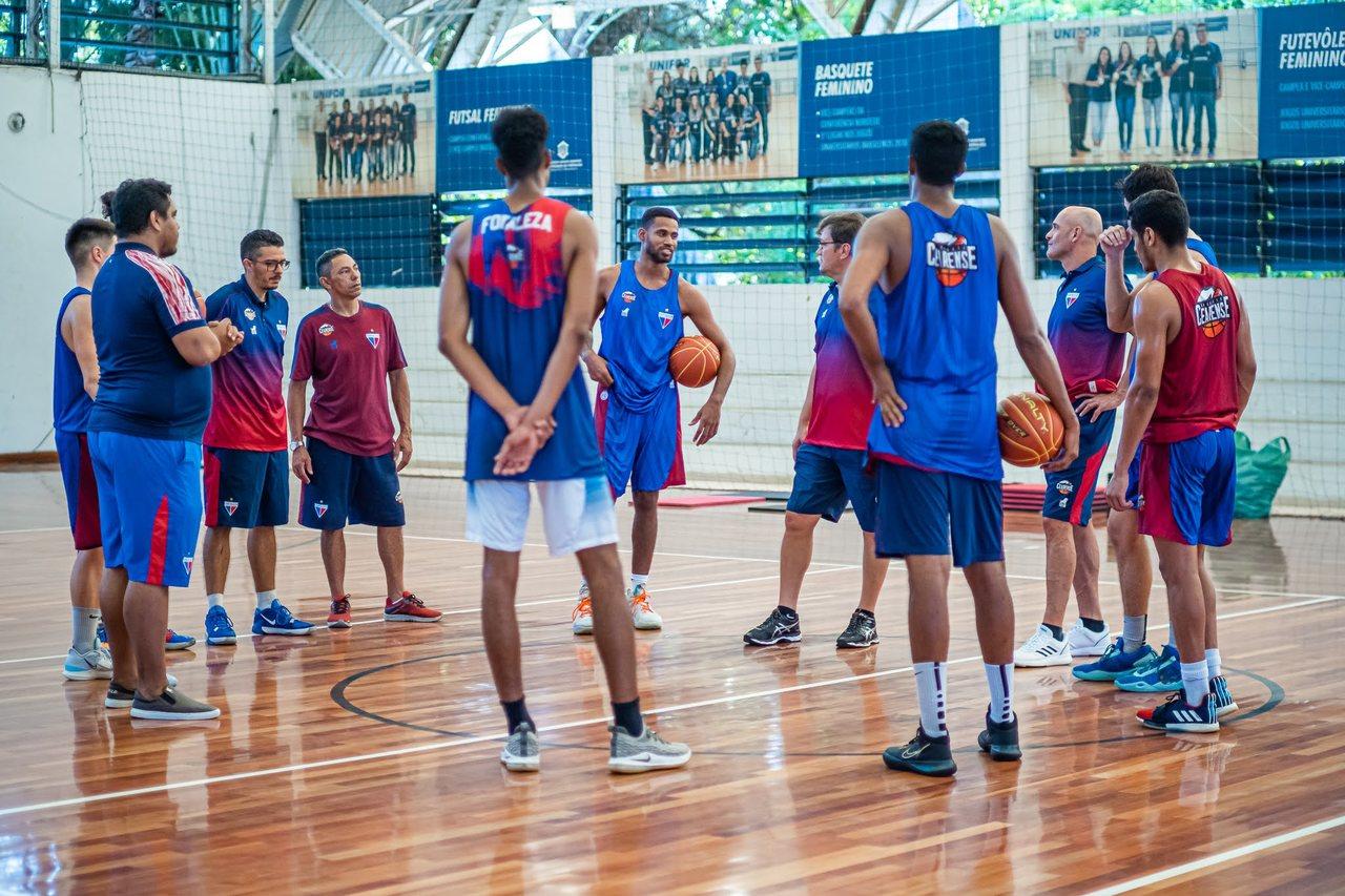 Fortaleza, Brazil. 31/01/2023, Action during the Novo Basquete Brasil NBB  basketball game between Fortaleza Basquete Cearense v Flamengo at the Centro  de Formacao Olimpica, Fortaleza, Brazil. (/SPP) Credit: SPP Sport Press  Photo. /