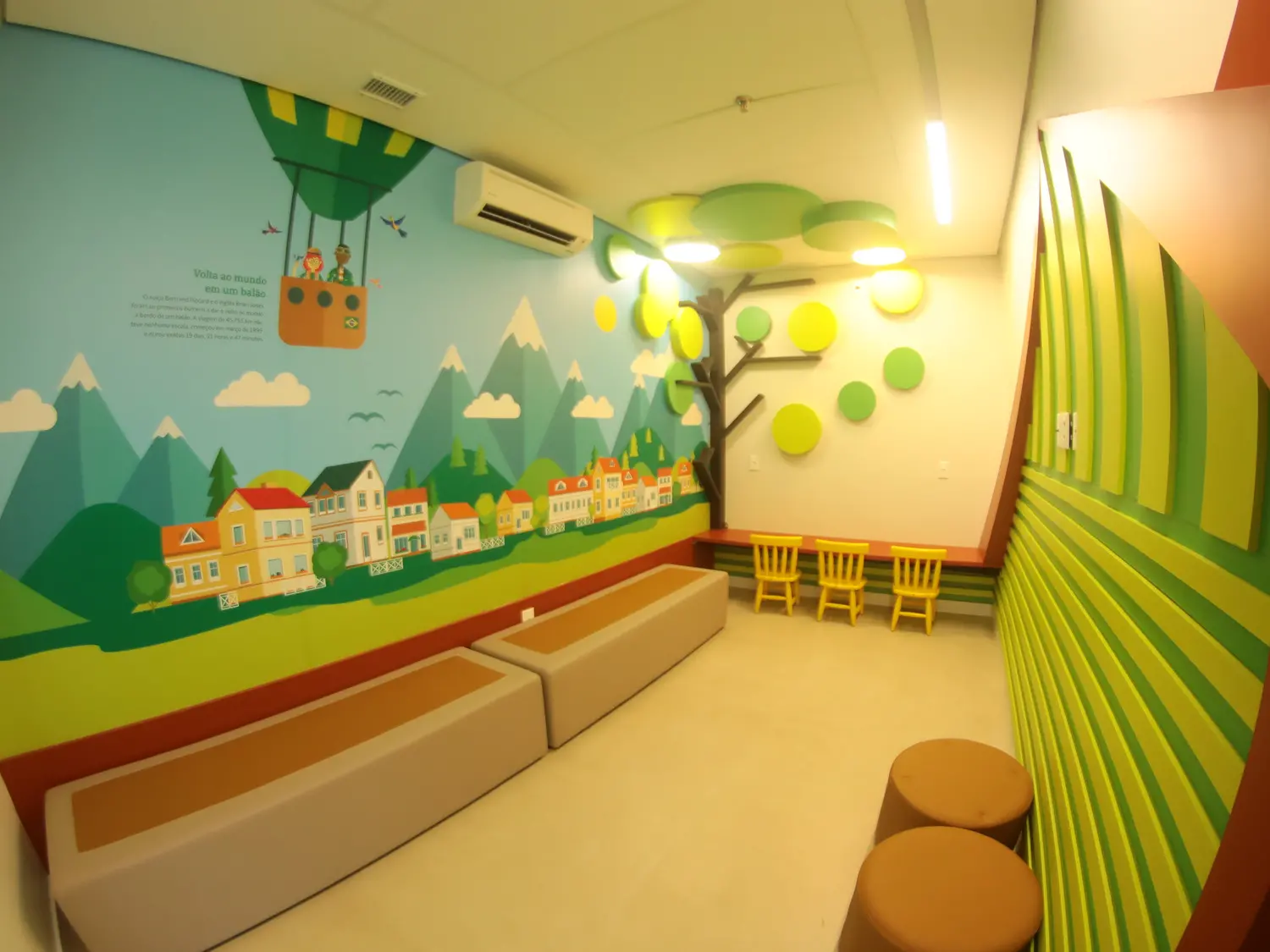 Imagens internas do novo hospital