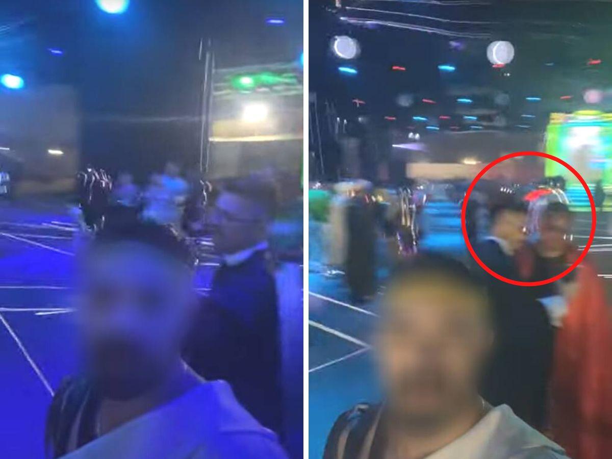 Montagem de fotos de padre cearense flagrado no Aviões Fantasy