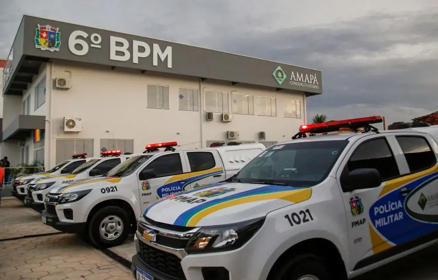 Viaturas da Polícia MIlitar do Amapá