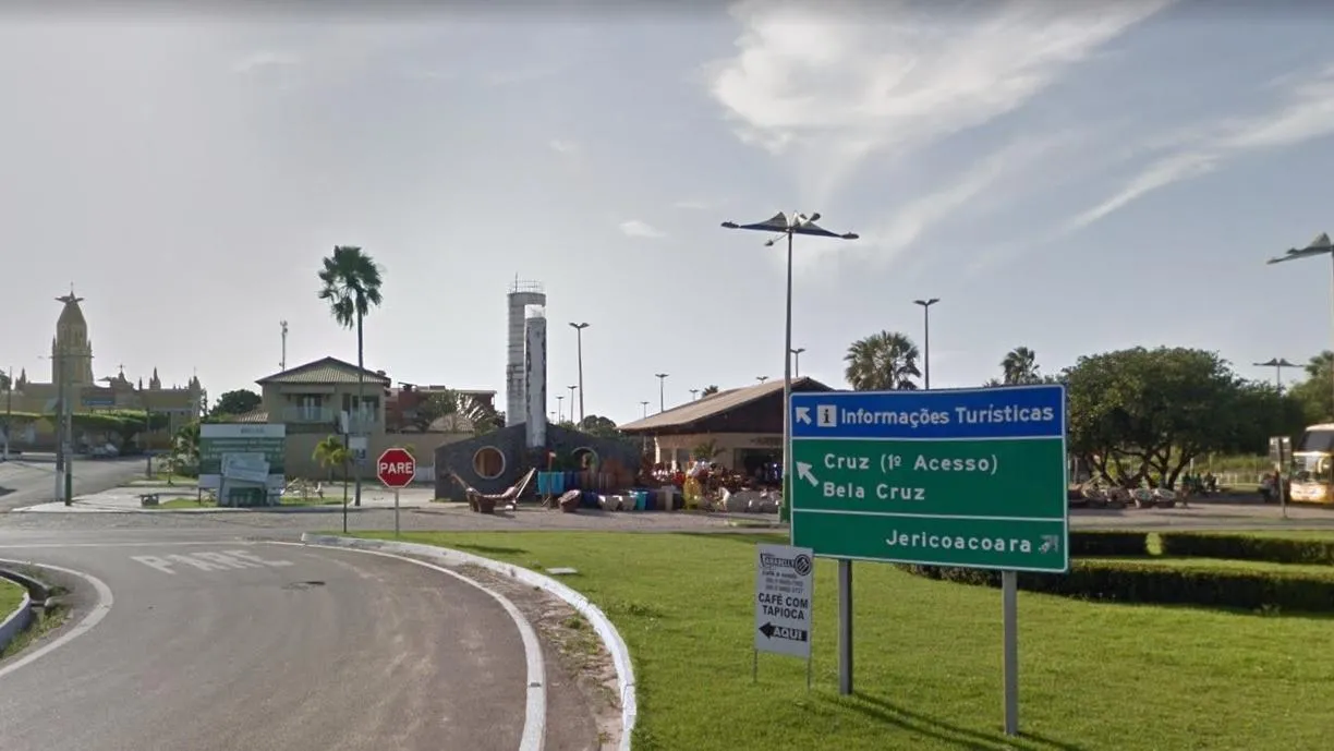 Entrada do município de Cruz, no Ceará