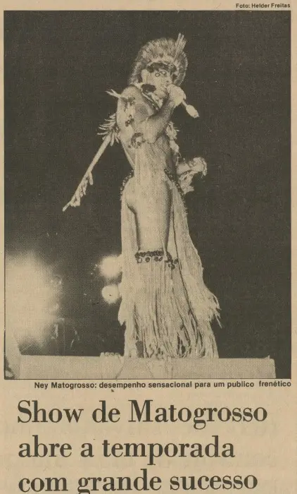 Mais de 15 mil pessoas viram Ney Matogrosso