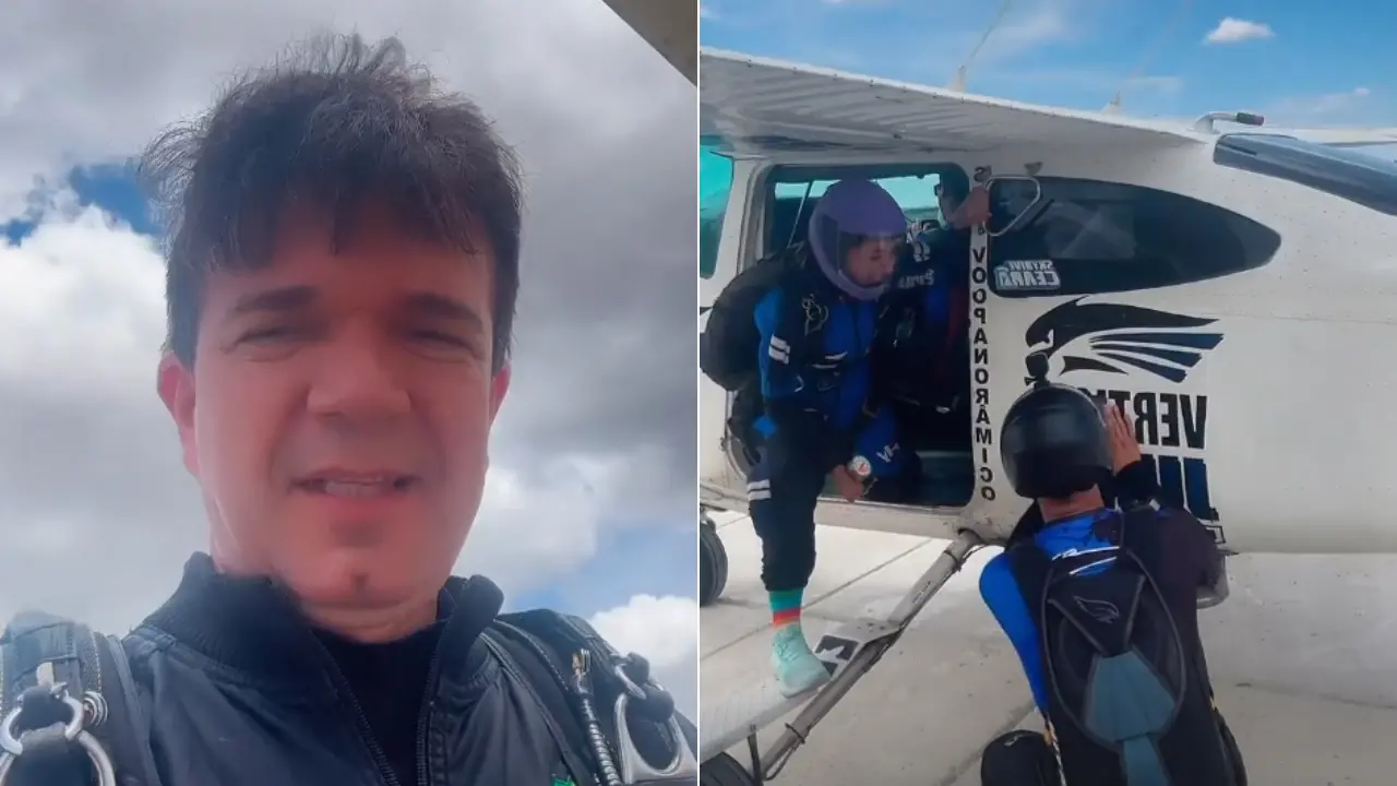 Waldonys publicou fotos e vídeos momentos antes do acidente