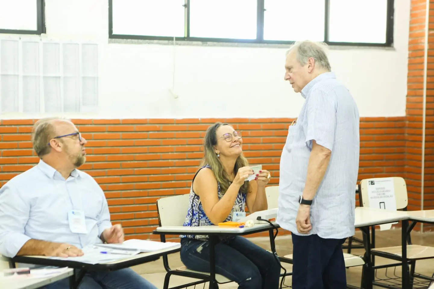 Tasso Jereissati votando em Fortaleza no dia 2 de outubro de 2022