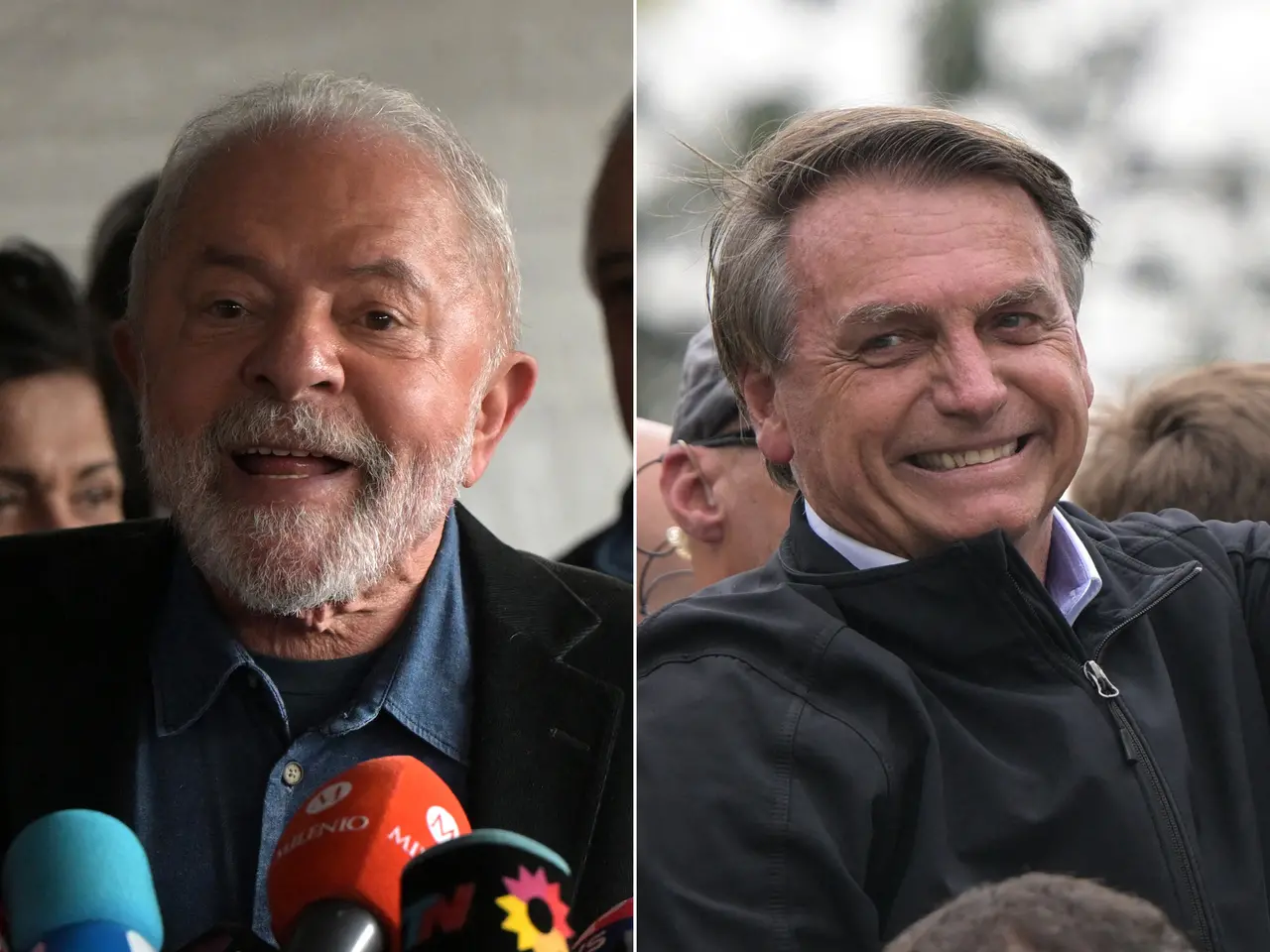 Lula e Bolsonaro