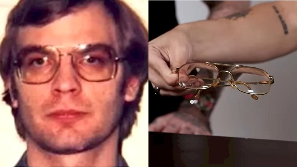 Óculos usado pelo serial killer Jeffrey Dahmer