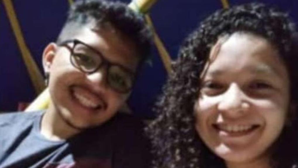 Foto do casal Matheus e Sabrina, que foram encontrados mortos em um açude no Ceará