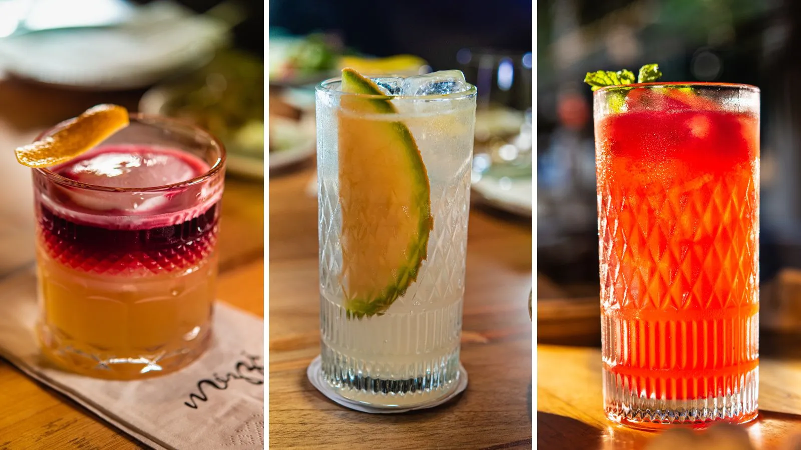 Receitas de drinks não alcoólicos do Mézzi incluem frutas e chás