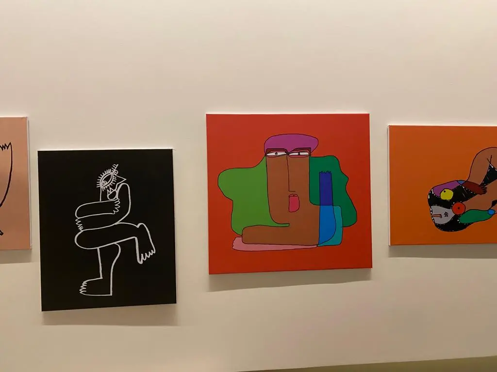 Desenhos da Exposição Corleção na Lona