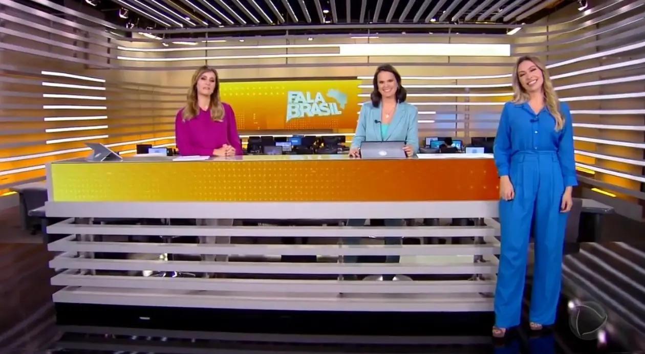 Apresentadoras do programa fala brasil da record