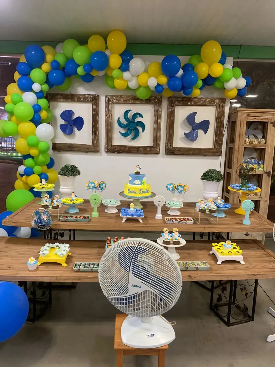 Avó paterna do menino ficou responsável pela decoração do aniversário
