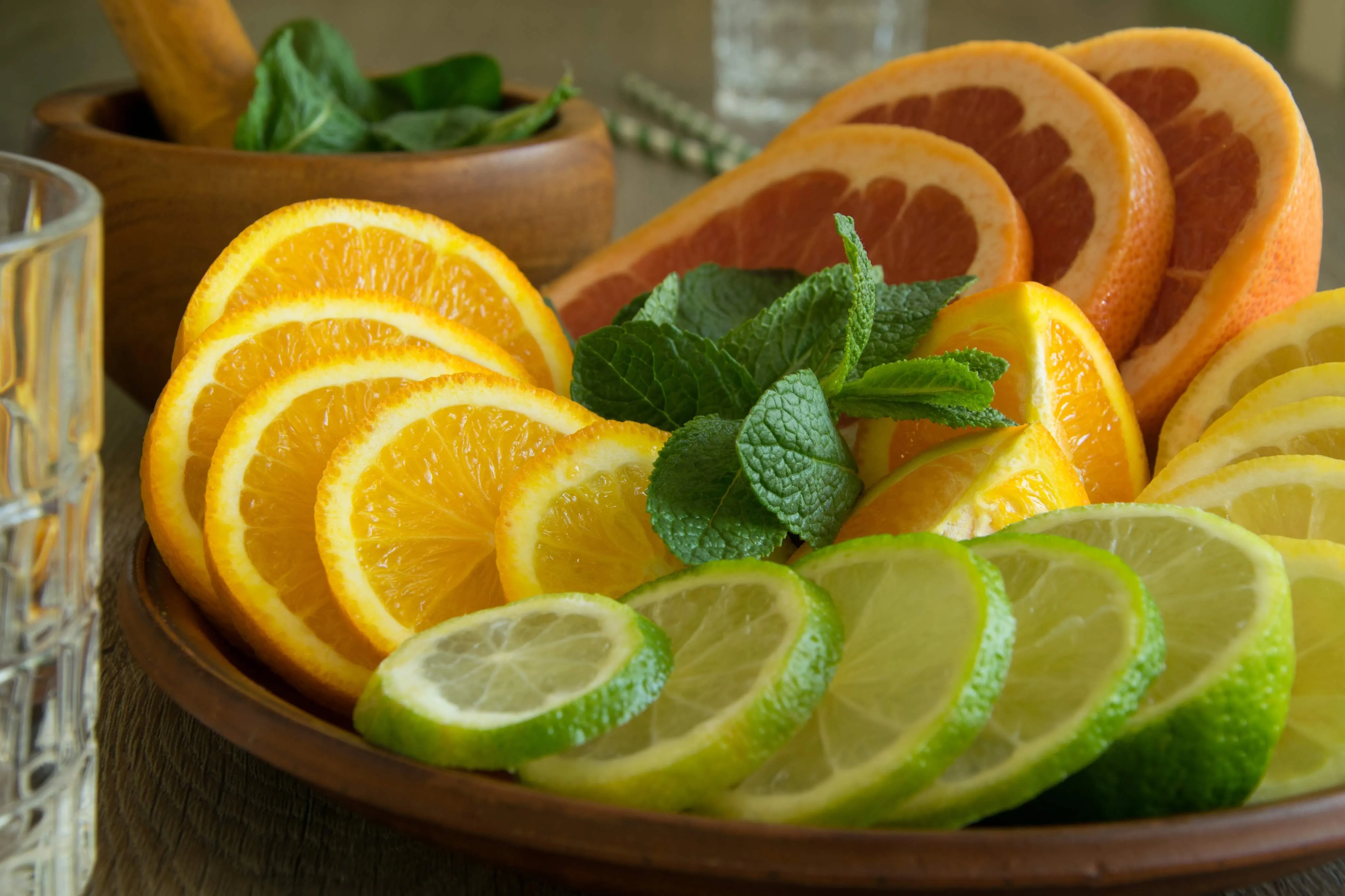 Frutas cítricas ajudam a combater a anemia por serem fontes de vitamina C