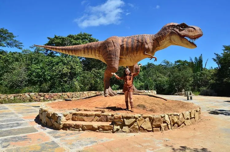 No Parque, é possível tirar fotos e interagir com as esculturas