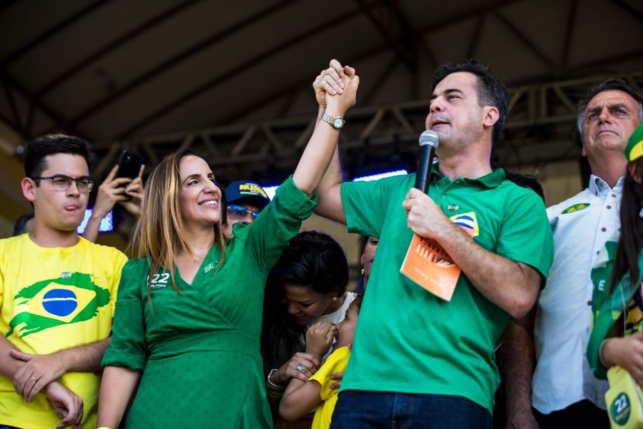 Kamila Cardoso e Capitão Wagner