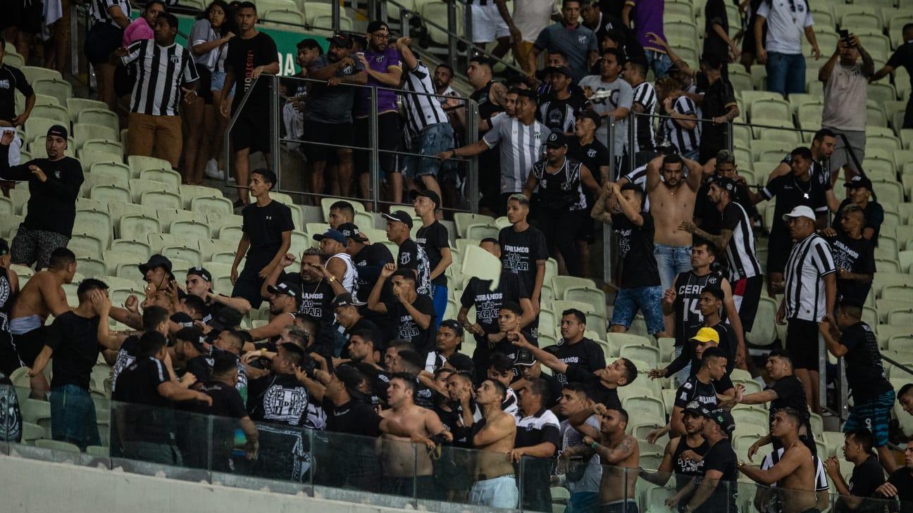 Torcedores do Ceará e do Fortaleza entram em confronto horas antes