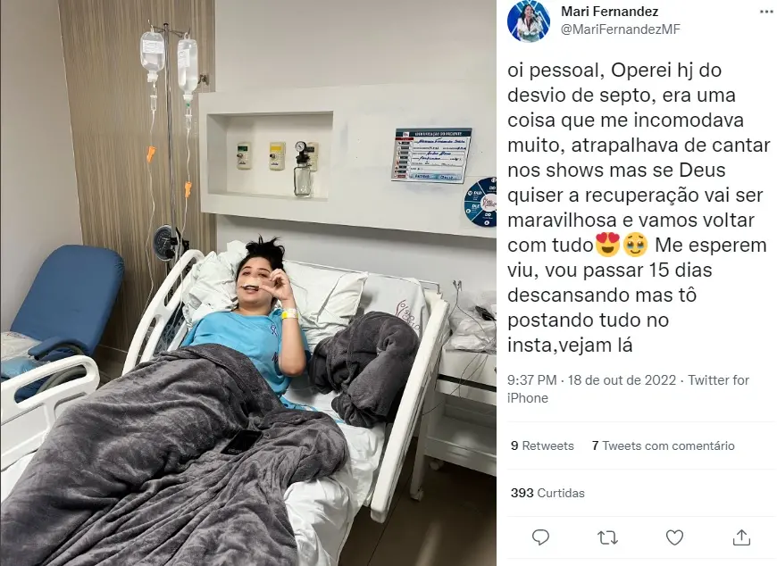 Tweet Mari Fernandes_