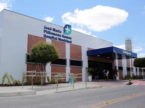Fachada do Hospital Municipal José Maria Philomeno Gomes em Pacajus