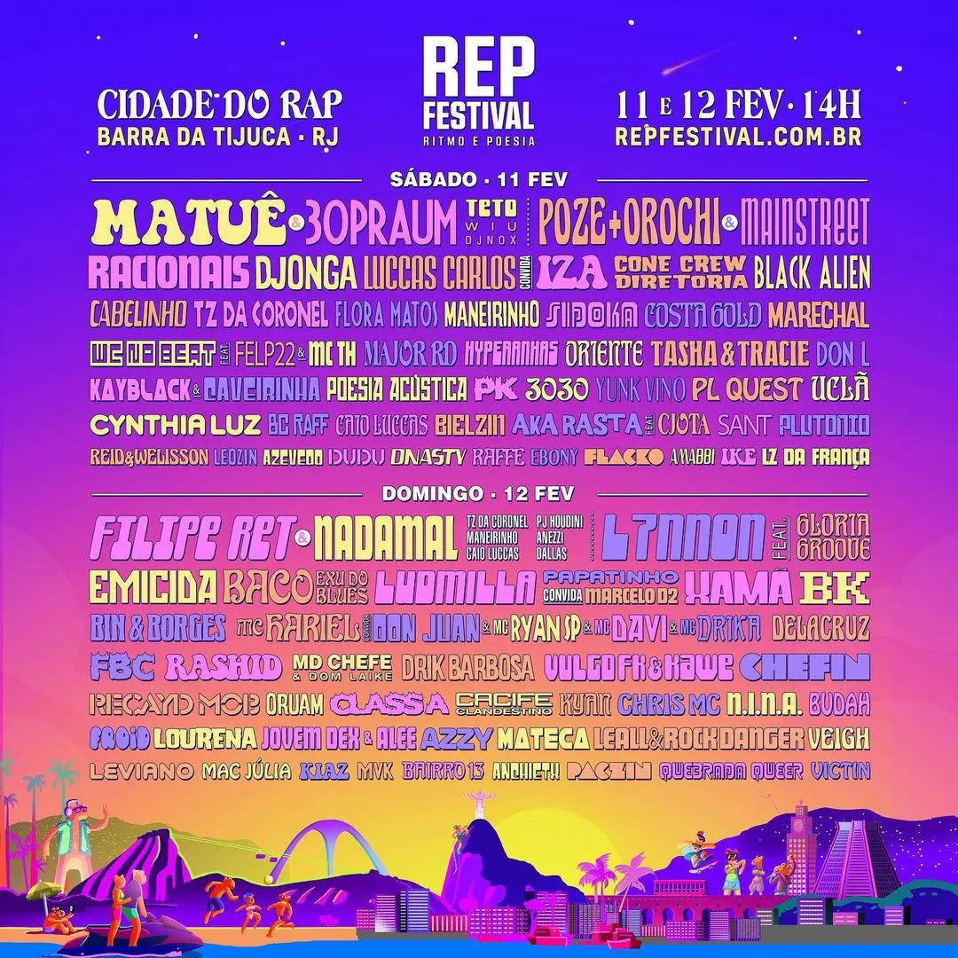 Nova programação do REP Festival