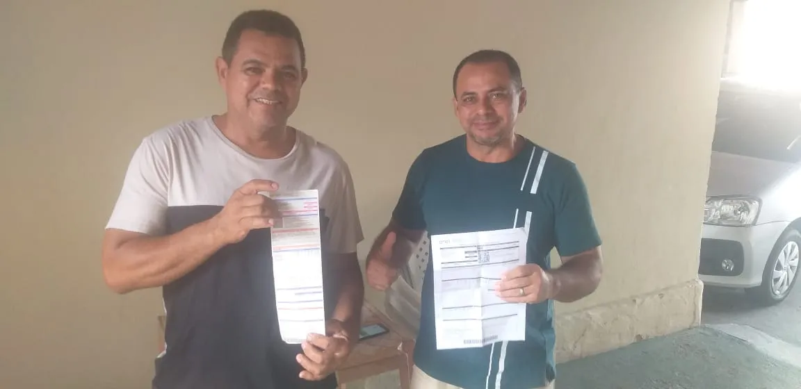 Francisco Clébio Pineo Ferreira e o cunhado Francisco das Chagas de Oliveira