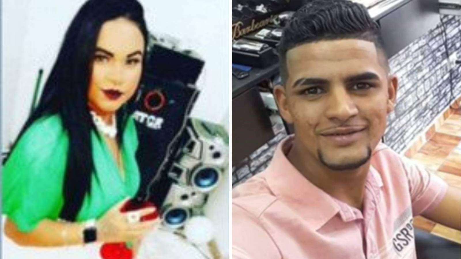 Colagem com imagens de Thalia Karoline Andrade do Nascimento e de Luis Fernando da Silva