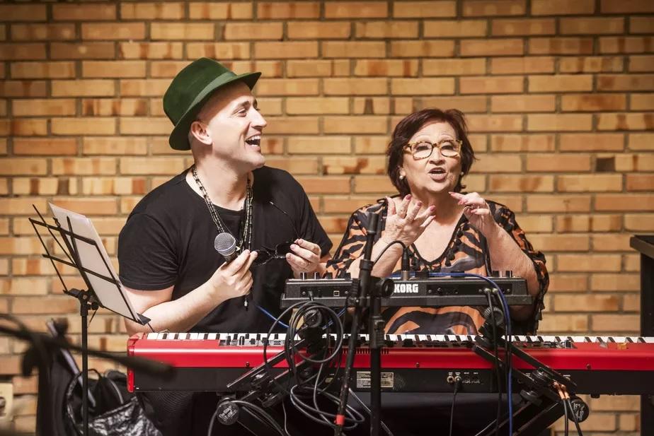 Paulo Gustavo e Déa