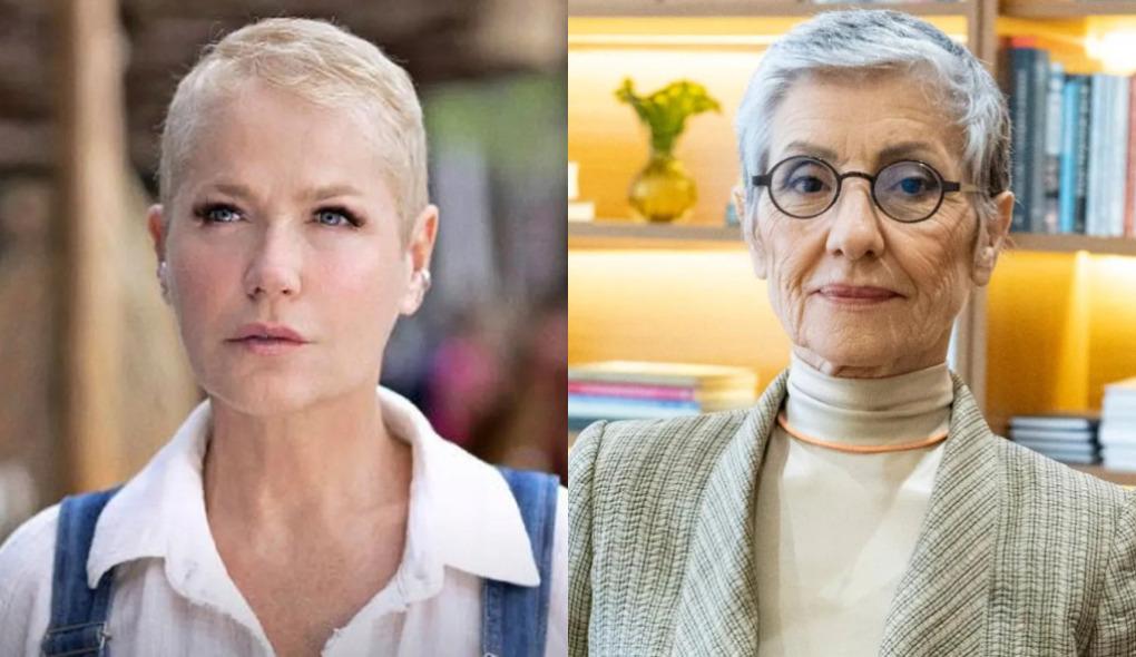 Montagem de duas fotos de Xuxa de Cássia Kis