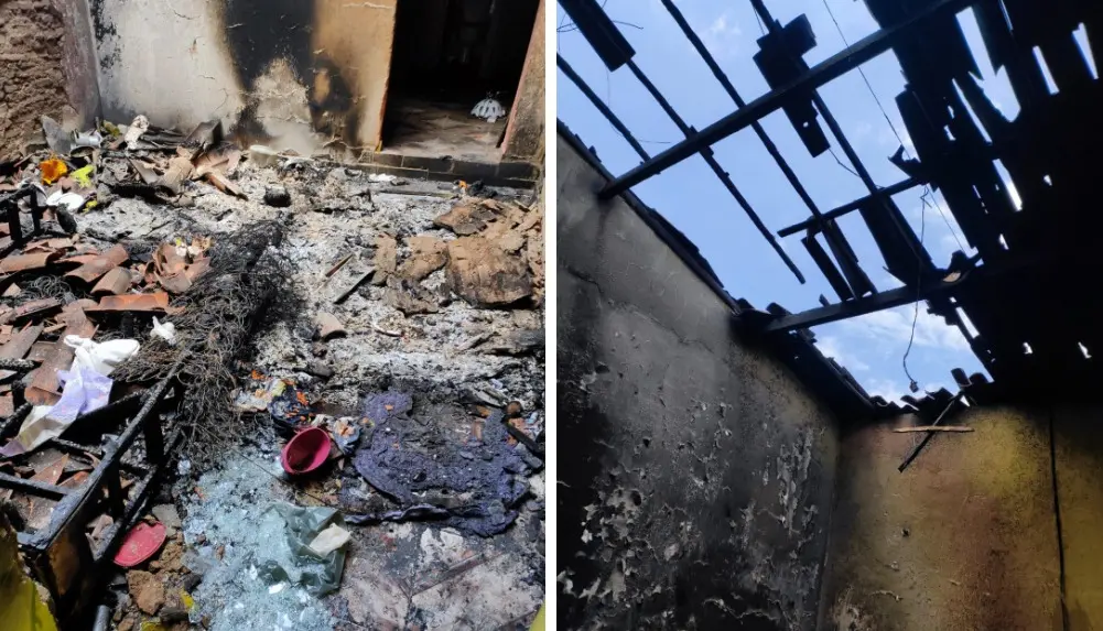 Incêndio em casa