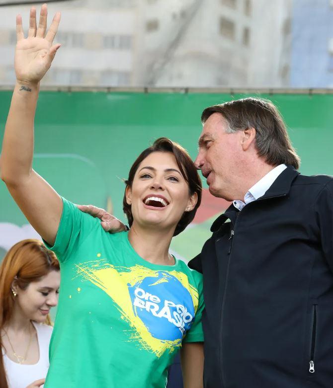 Bolsonaro e Michelle juntos