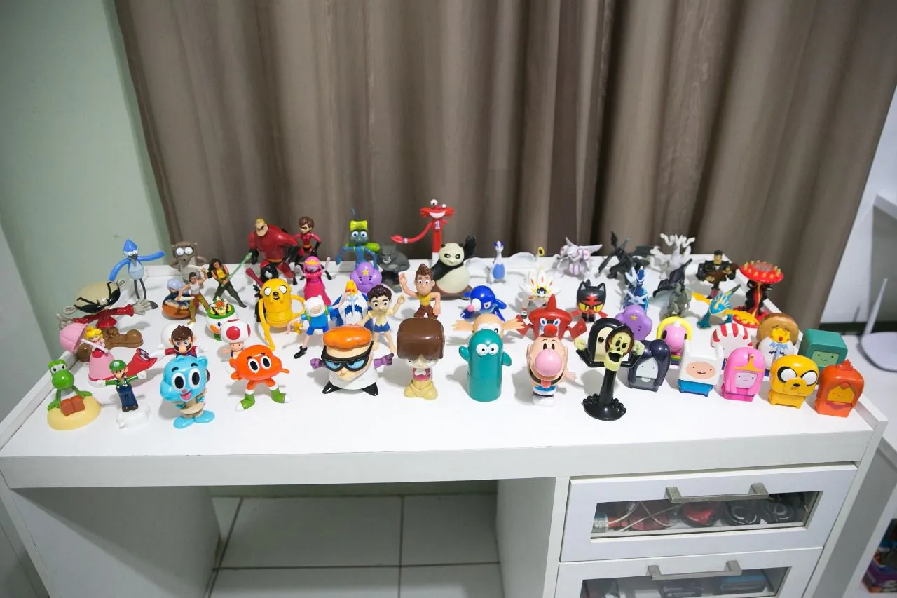 Brindes do Mc Donald's que representam personagens do Cartoon Network são os preferidos de Fabrício Girão