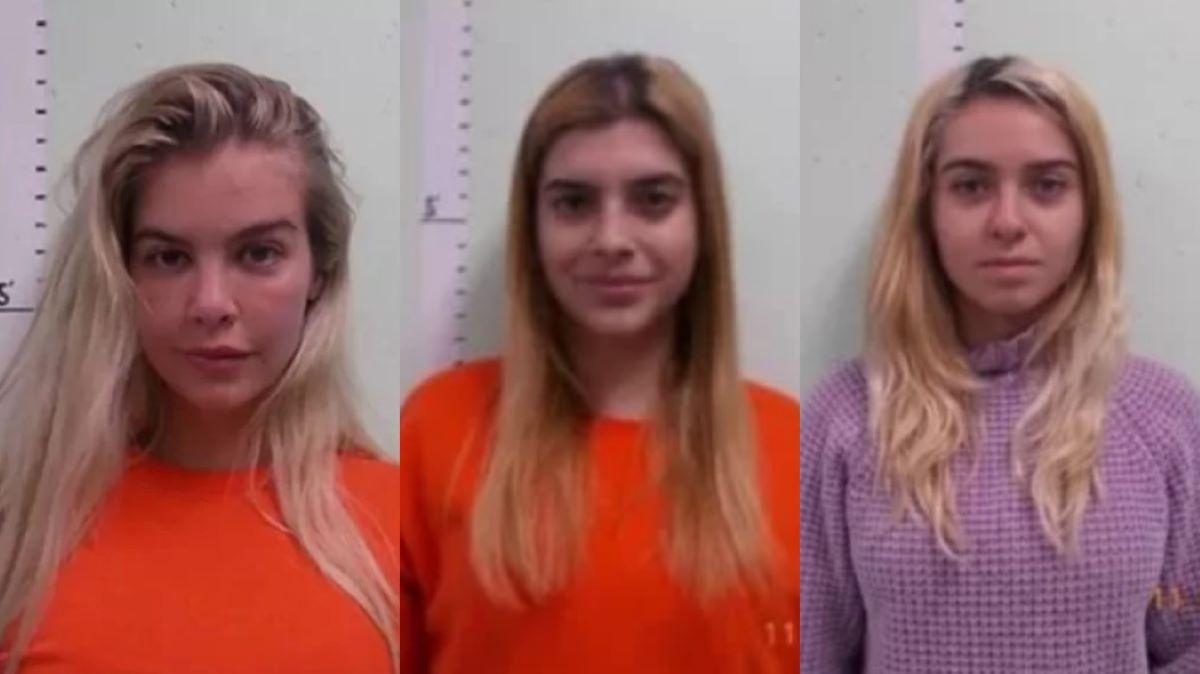 Fotos de Kat Torres, Letícia e Desiree na prisão