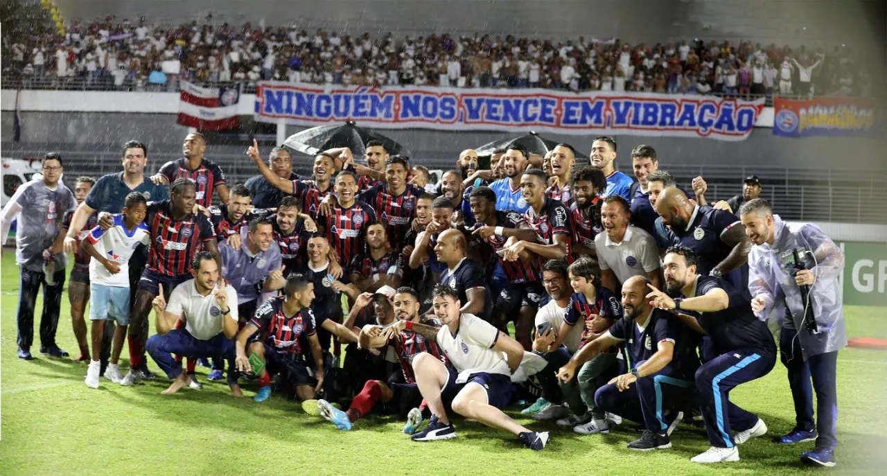 O Bahia também subiu para a Série A neste fim de semana ao vencer o CRB em Maceió