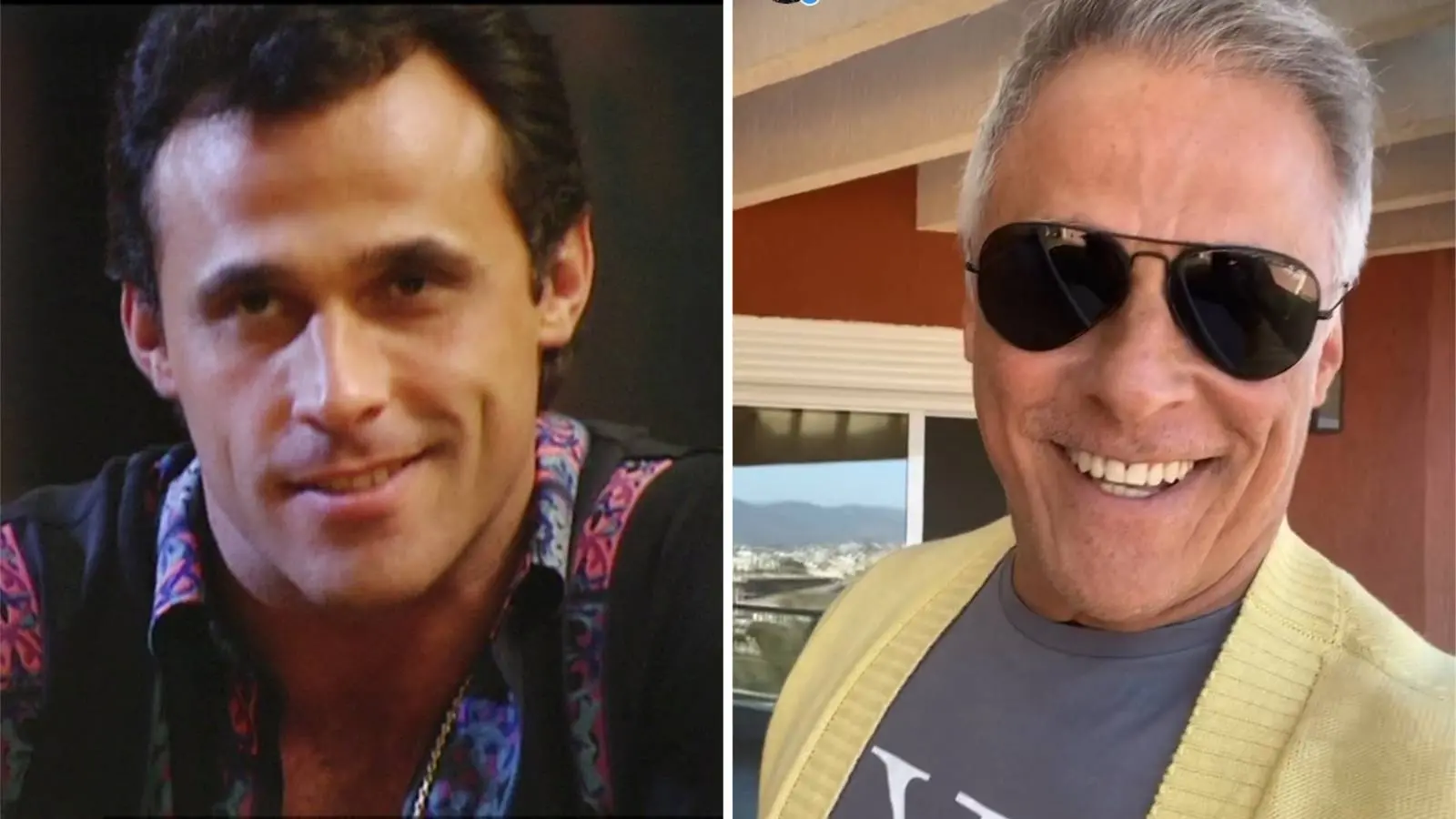 Antes e depois de Oscar Magrini em O Rei do Gado