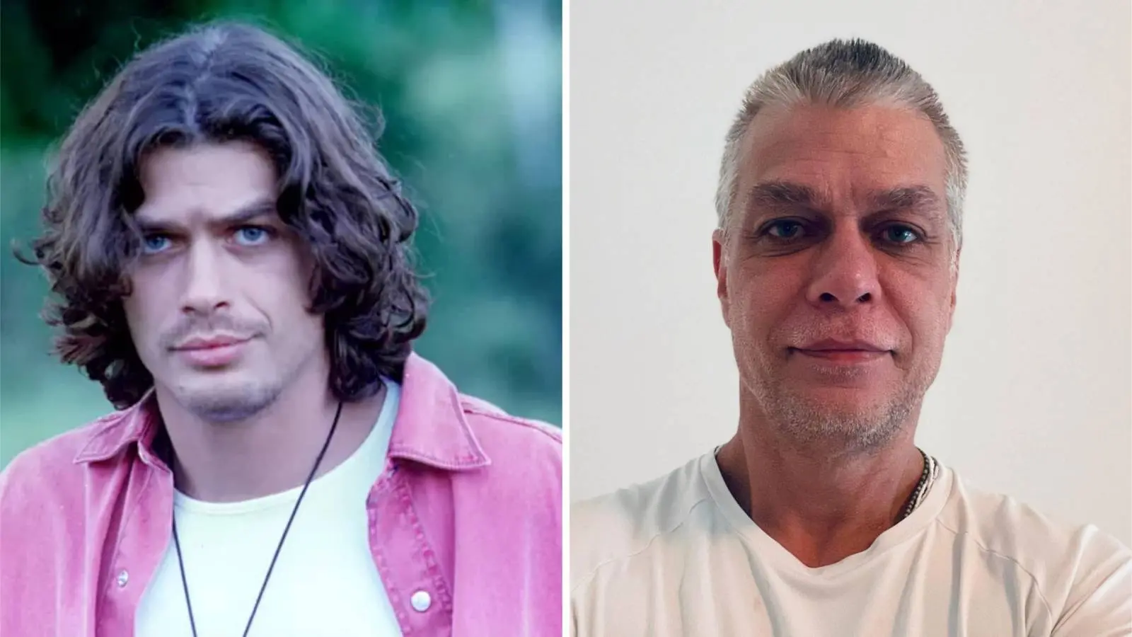 Antes e depois de Fábio Assunção em O Rei do Gado