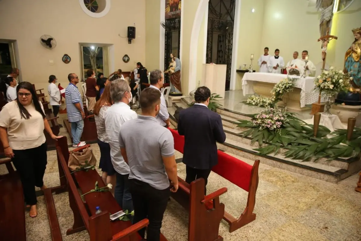 Missa na Igreja Matriz de Cascavel por um ano do Memorial Edson Queiroz