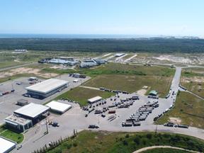 Imagem aérea da Zona de Processamento de Exportação do Ceará (ZPE Ceará)