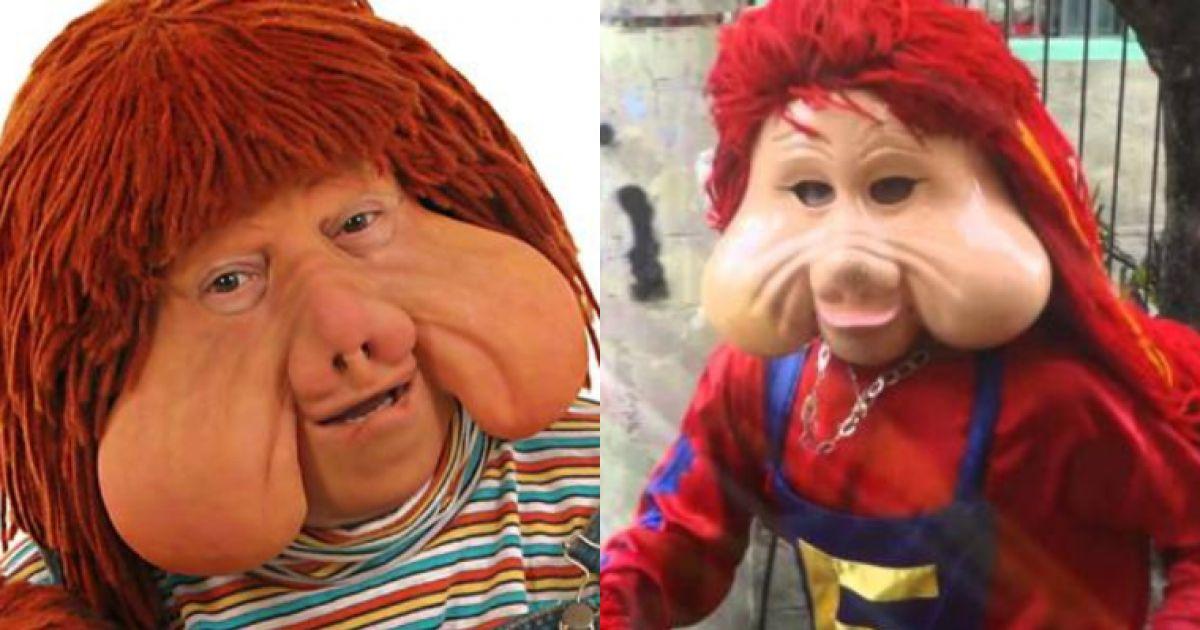 O personagem fofão aparece na esquerda e o personagem Fofon da Carreta Furacão na direita