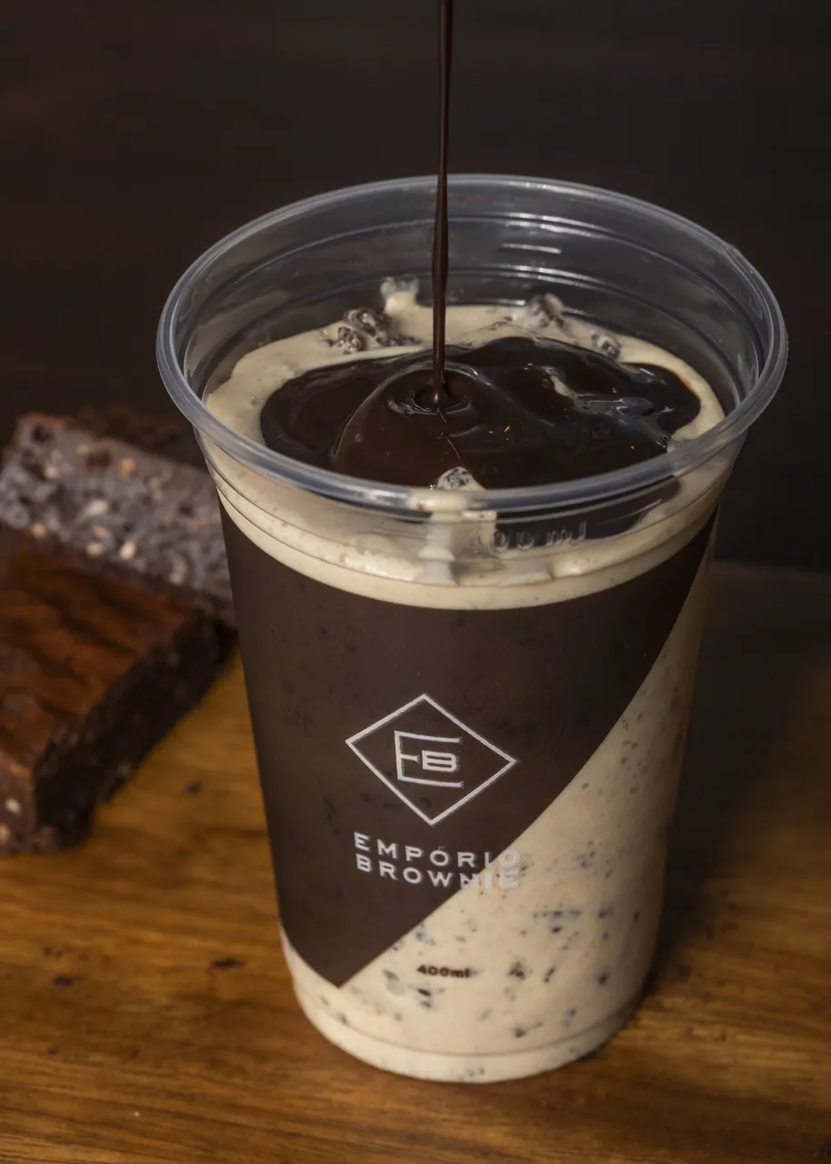 Guloseima da Empório Brownie é feita com a especialidade da casa: brownie