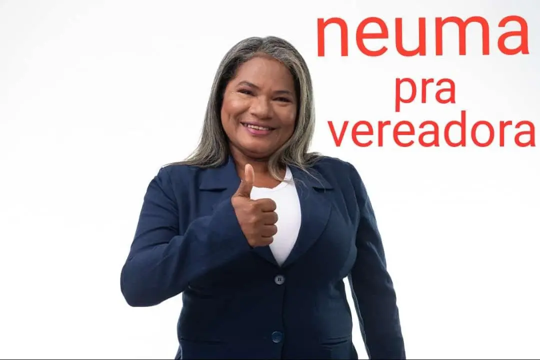 Material de campanha de Neuma Maria na disputa pela Prefeitura de Fortaleza, em 2020, a mais recente publicada nas redes sociais da candidata