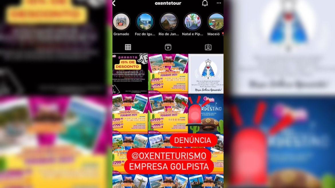 empresa de turismo aplica golpe em Fortaleza