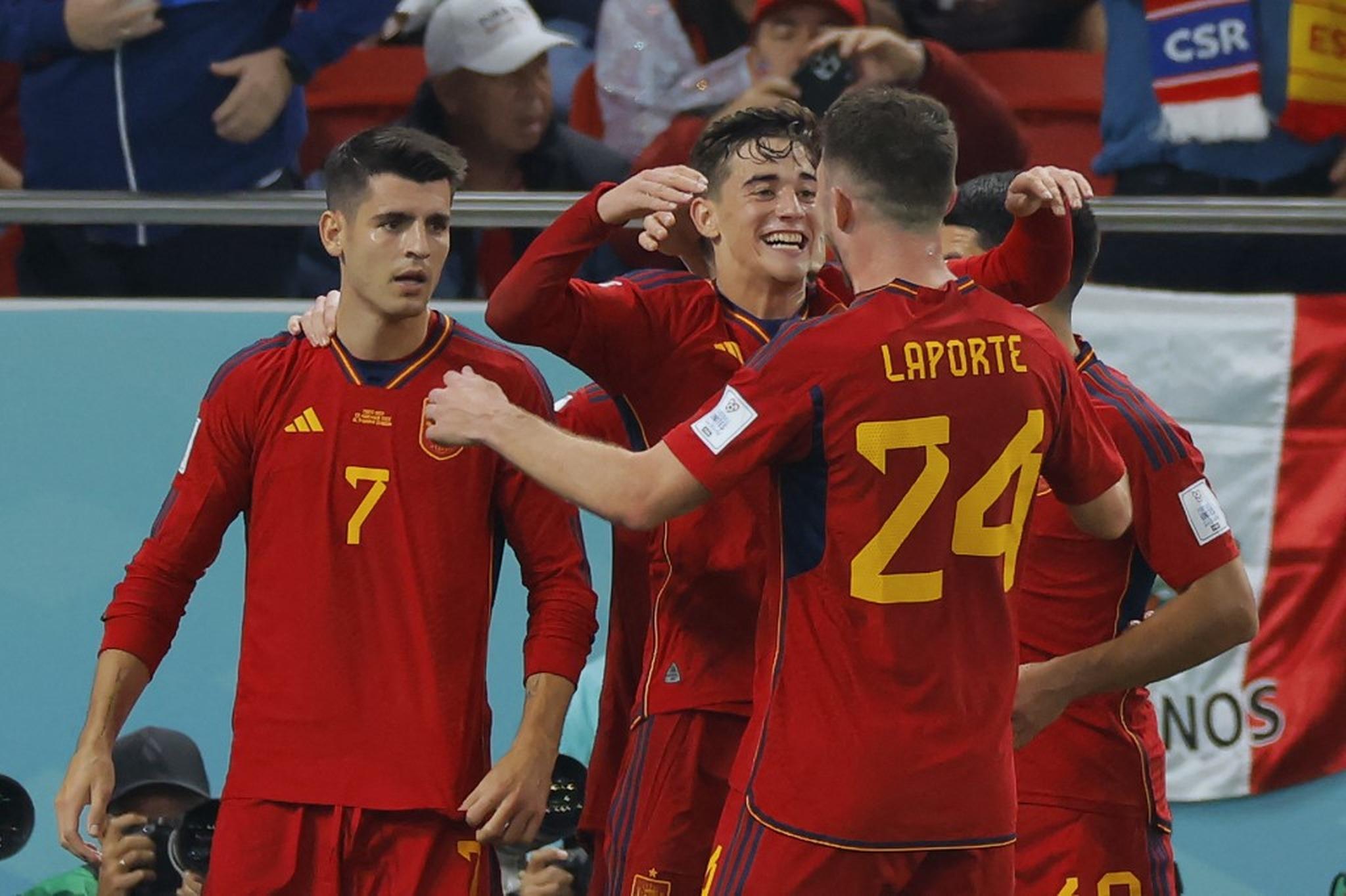 Espanha goleia Costa Rica por 7 a 0 na Copa do Catar