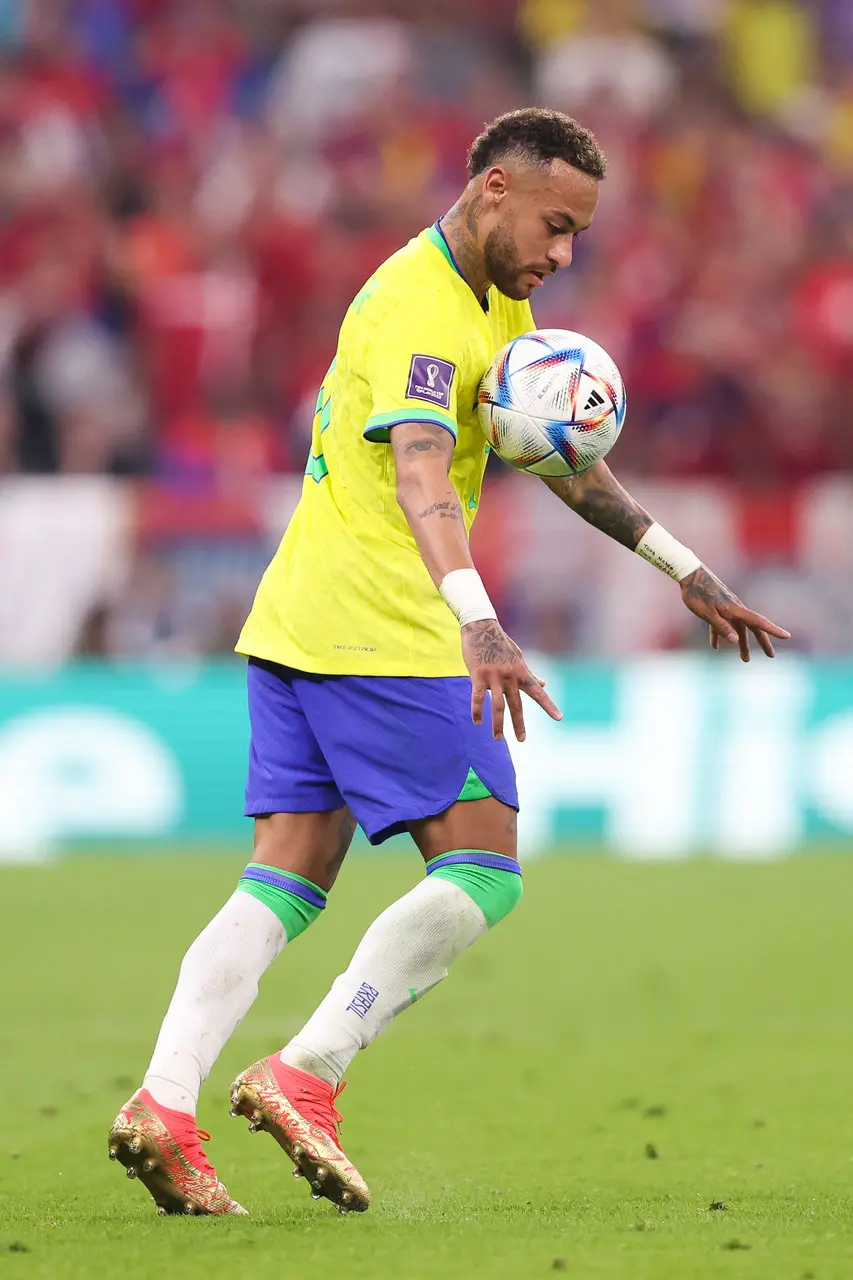 Neymar em ação na Copa do Mundo