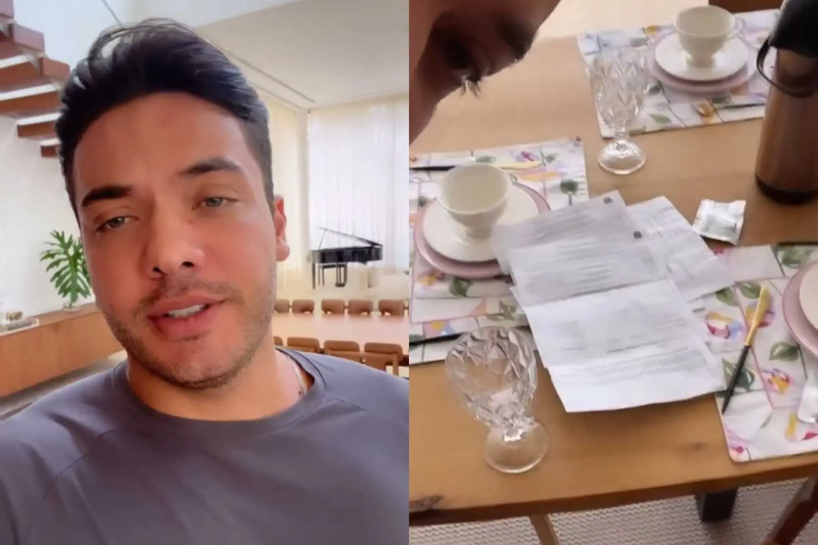 Wesley Safadão comentou com humor sobre chegada de contas