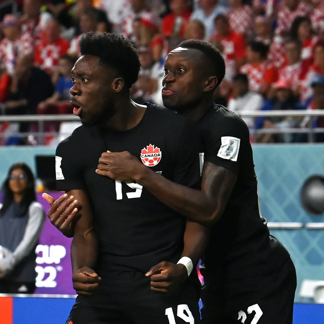 O Canadá abriu o placar contra o Croácia, com o gol mais rápido da Copa do Mundo e seu primeiro da história em Copas