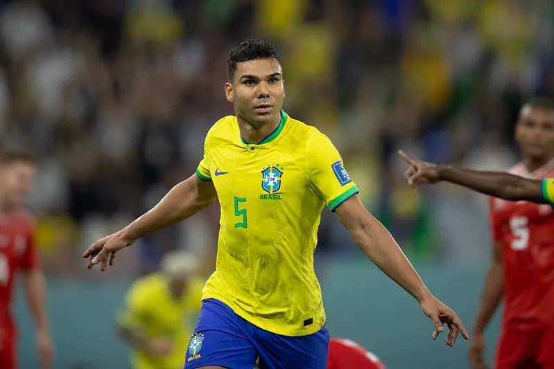 Casemiro marcou o gol da vitória do Brasil diante da Suíça pela 2ª rodada da Copa do Mundo