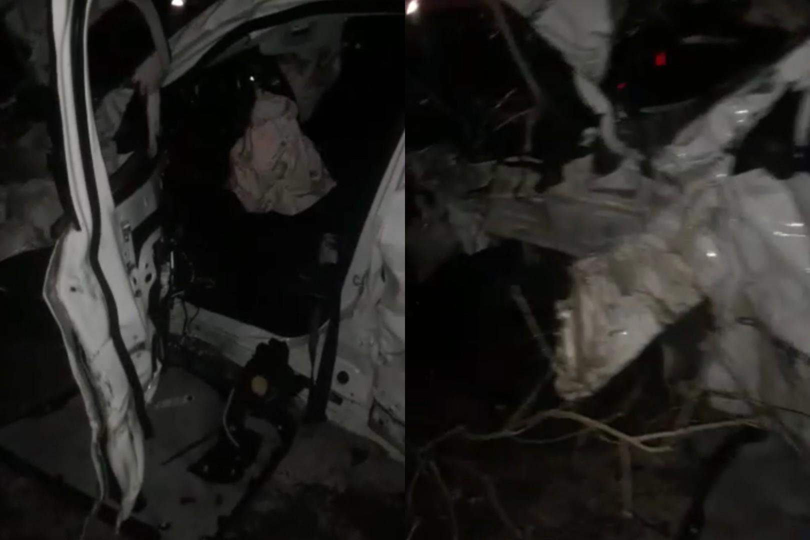 Air-bags do veiculo da cantora foram acionados no acidente