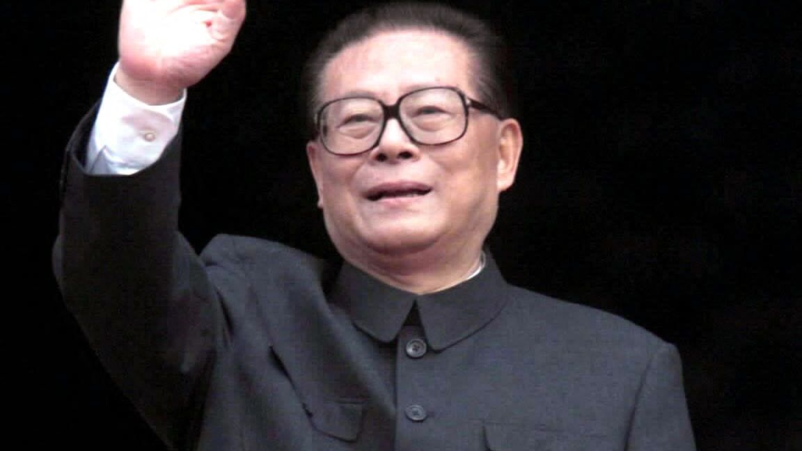esta é uma imagem de Jiang Zemin