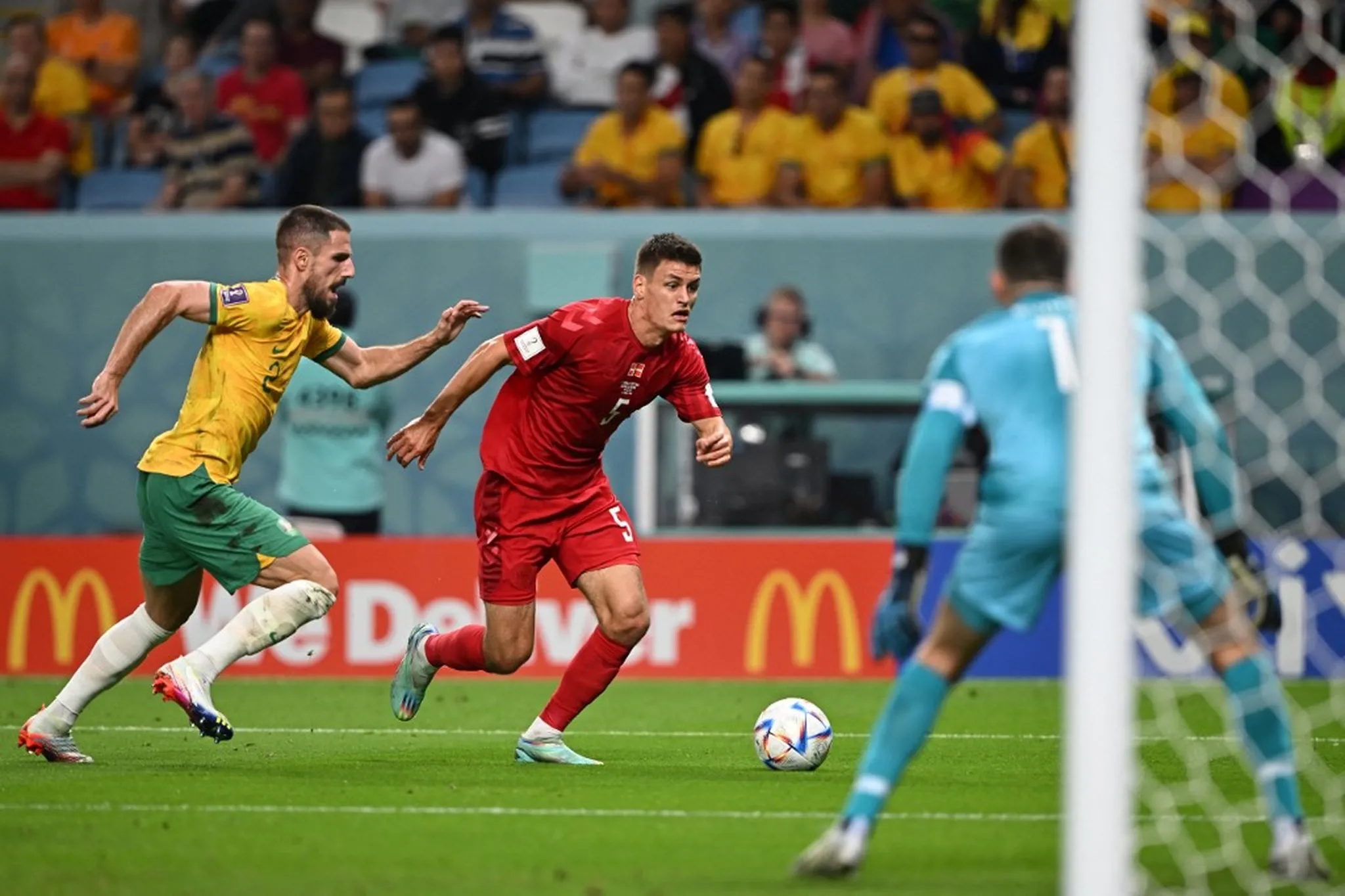 Dinamarca e Austrália se enfrentam nesta quarta-feira (30) pela Copa do Mundo do Catar