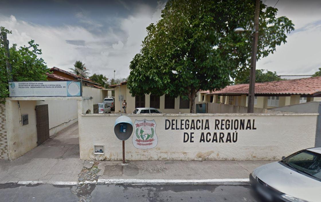 Fachada da Delegacia Regional de Acaraú
